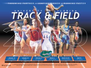 UF Track & Field Poster | Portfolio