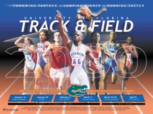 UF Track Field Poster Portfolio